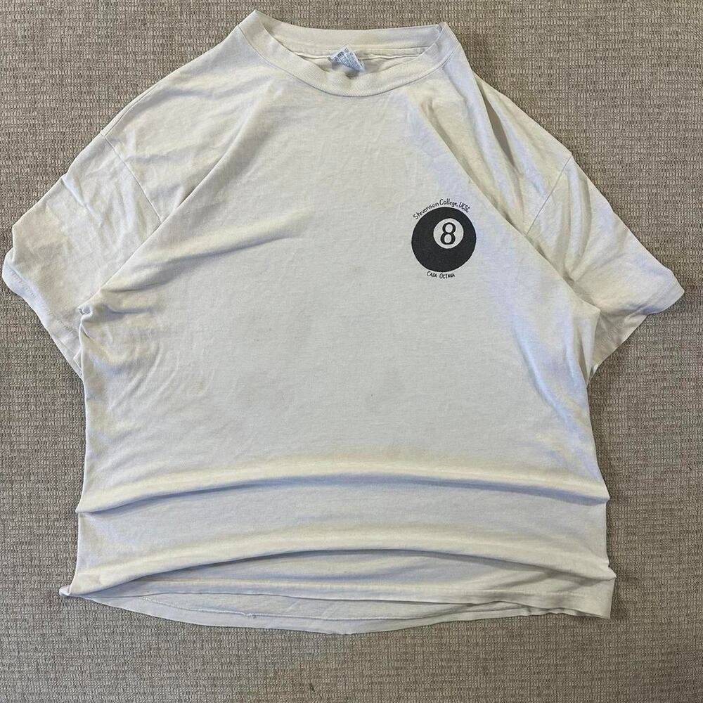 Vintage 1992 hanes beefy tee UCSC Stenvenson‎ college shirt